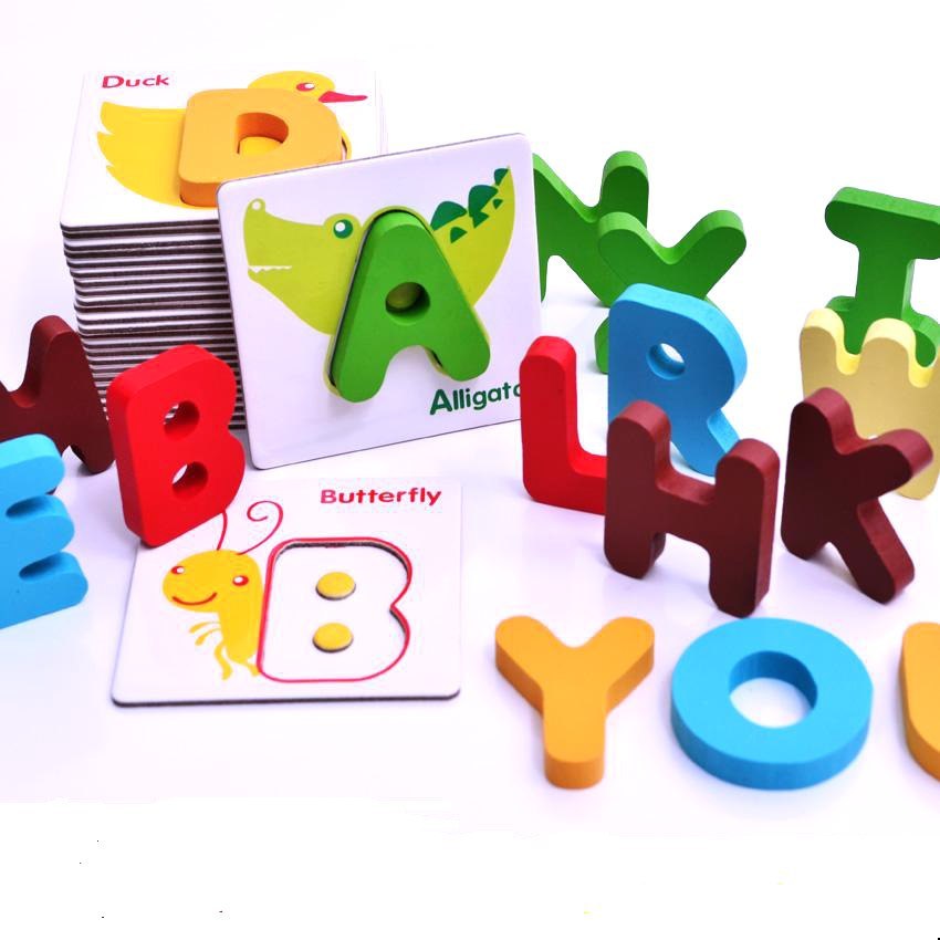 3D Wooden Letter Puzzle