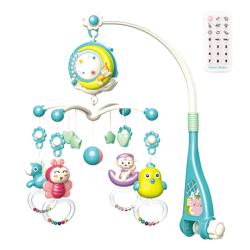 Rotating Rattles Crib Mobile with Musical Projection