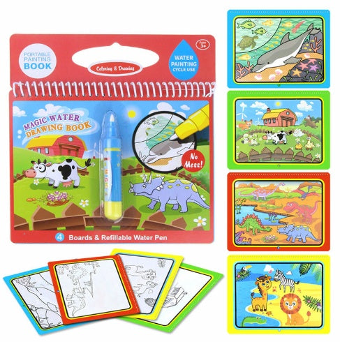 Reusable Water Painting Picture Book