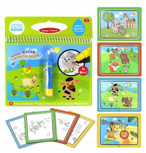 Reusable Water Painting Picture Book